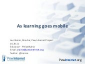 As learning goes mobile - Educause